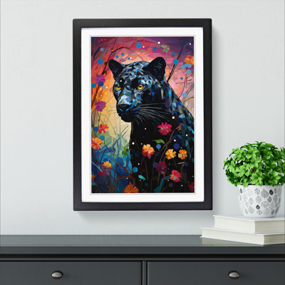 Panther Orphism - Framed Print