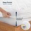 Protège-matelas 1 pièce chauffant - Double, blanc