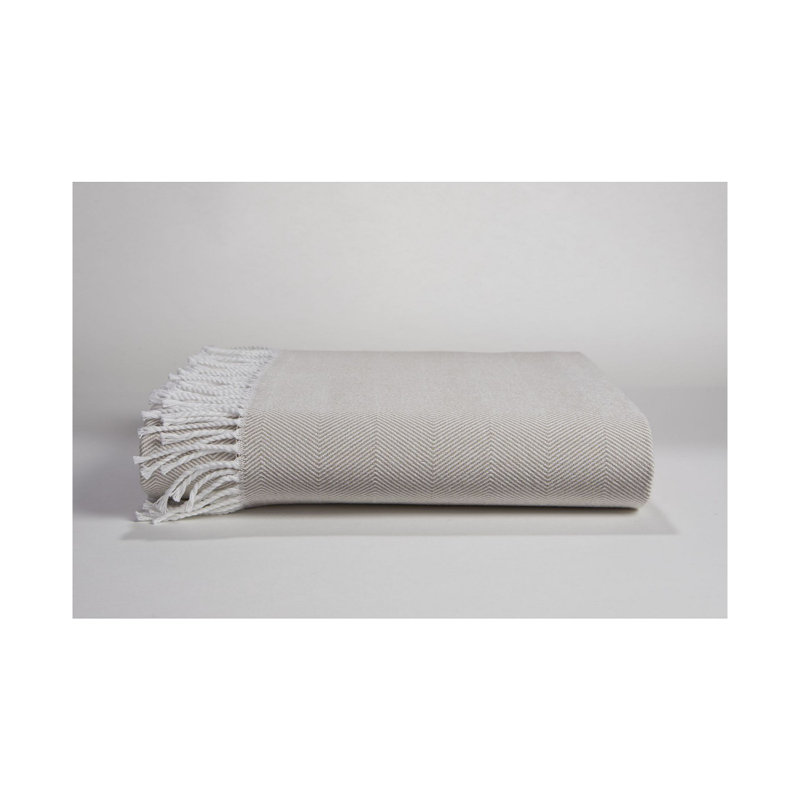 Plain Weave / Muslin Throw Blanket, King, Gray