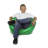 Faux Leather Bean Bag Chair-61633080