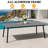 Cyanni 10 - Person 94.5'' L Outdoor Dining Set with Umbrella Hole-714134022
