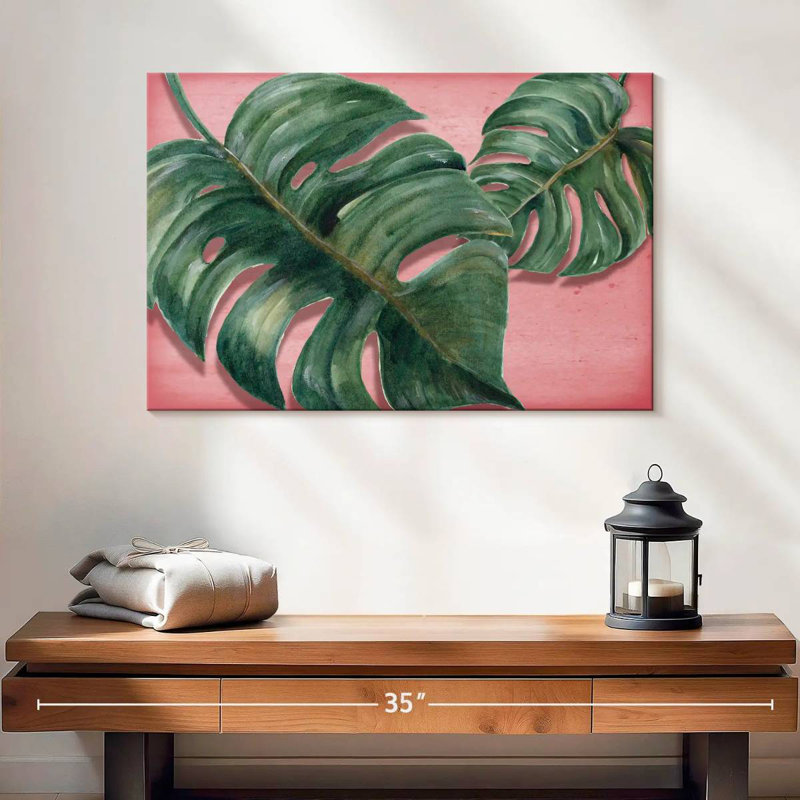Feuilles Harnek Bright Monstera, H 16 po x l 24 po