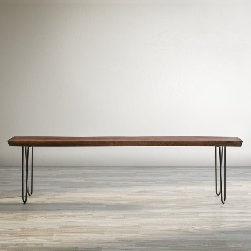 Banc en bois Hayara, Châtaigne