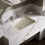 Ladena® Vitreous China Rectangular Undermount Bathroom Sink with Overflow-1706282