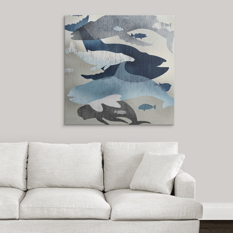 «Catskill Whale surveillant II» par Edward Selkirk, impression, H 16 po x l 16 po x P 1,5 po, Toile