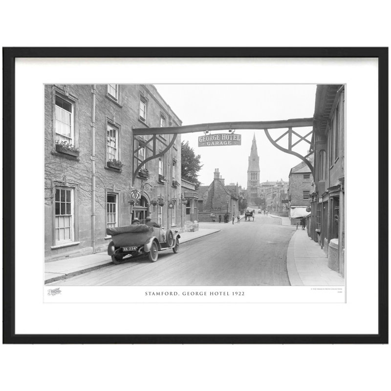 Stamford, George Hotel 1922 by Francis Frith - Single Picture Frame Print, 45cm H x 60cm W x 2.3cm D