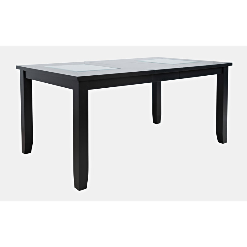 Table de salle à manger extensible Jessim Airi, Noir