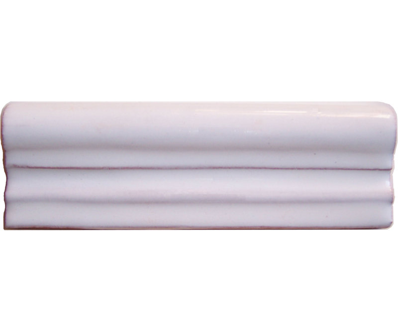 2" 5pcs TalaMex Mexican Chair Rail Molding, 2" W x 6.25" L, Pure White