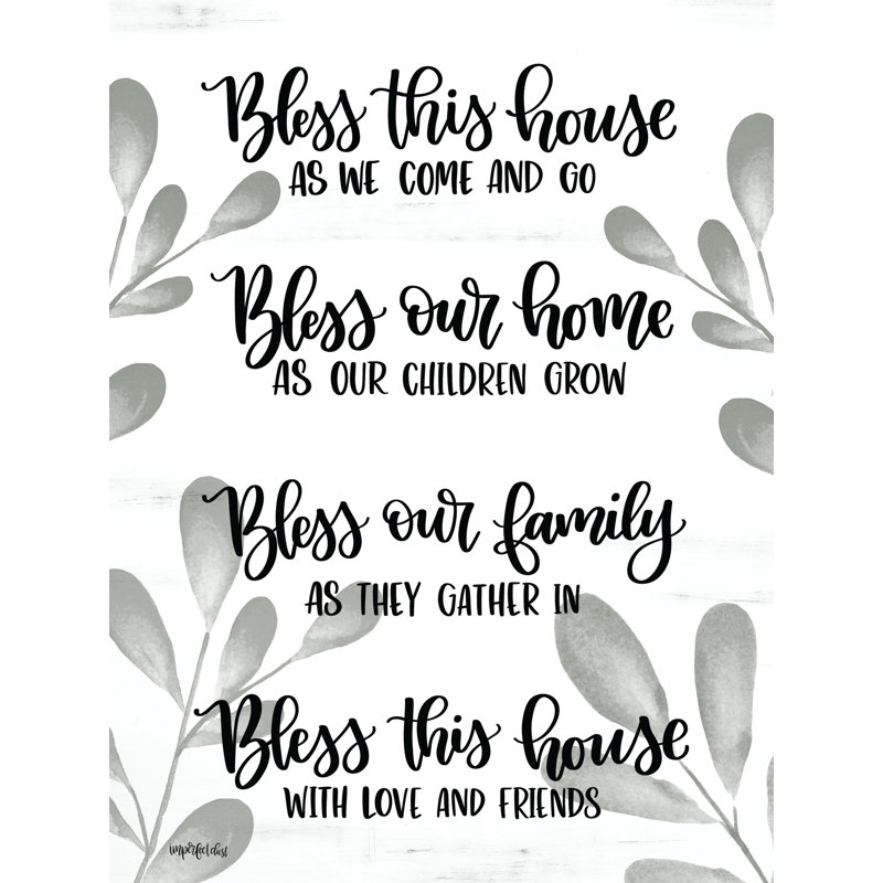 Bless this House par Imparfect Dust, H 32 po x l 24 po