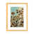 Toile avec cadre en bois beige est en rupture de stock