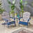 Nahant Acacia Foldable Outdoor Adirondack Set-33678713