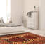 Tapis décoratif en laine noué à la main de conception unique 3 pi 11 po x 6 pi Caytlynn New Age/brun/beige
