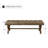 Herman 59.45 " W Tufted Full Grain Leather Upholstered Bench with Solid Ash Wood Frame-1438634307