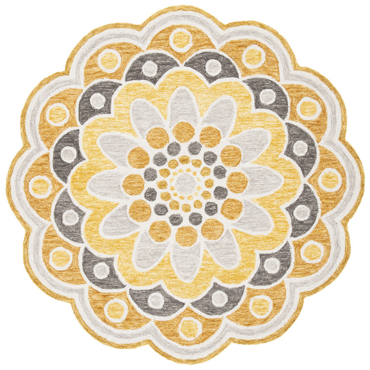 Lynd Novelty Hand Tufted Wool Geometric Rug