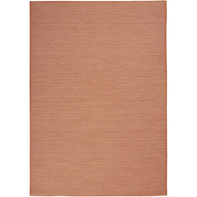 Tapis terre cuite moderne Agripina