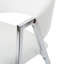 Tabourets de bar modernes avec structure en chrome et siège en similicuir, ensemble de 2, idéaux pour les bars et les cuisines