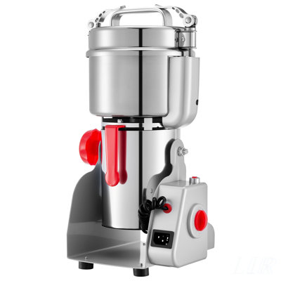 2000W 28000RPM Electric Grain Mill Grinder, 500g High-Speed Dry Grinding Machine for Dried Grains, Spices, and Nuts with 270° Swing Design