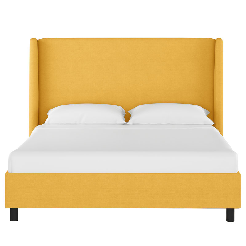 Tilly Upholstered Low Profile Platform Bed - Elegant Design