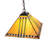 Neasa  1 - Light Mahogany Bronze Geometric Pendant