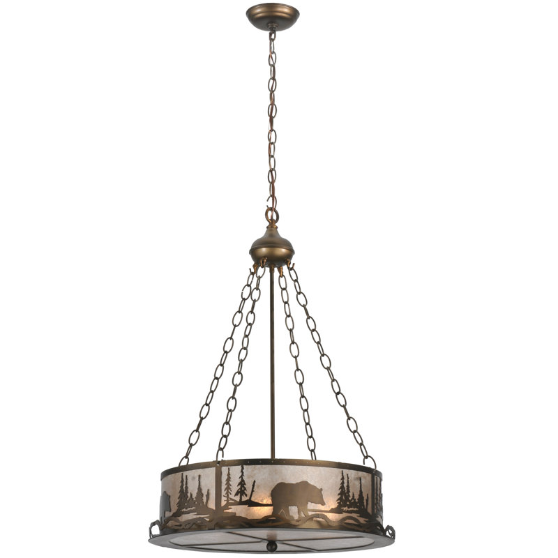 Rustic Lodge 4 - Light Chandelier