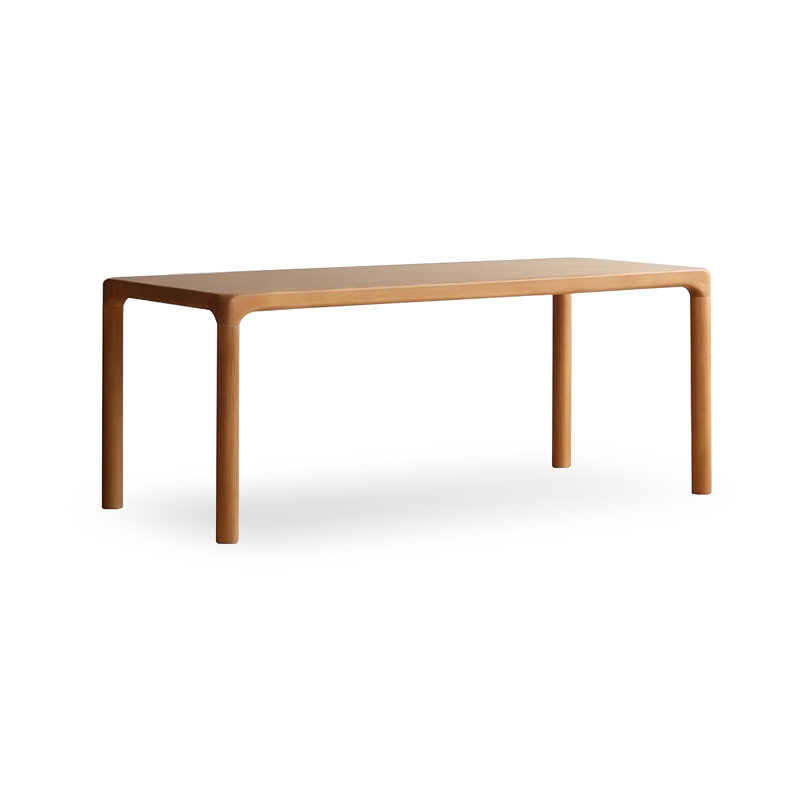 Table de salle à manger Burlywood, H 29,92 po x L 70,87 po x l 33,46 po.