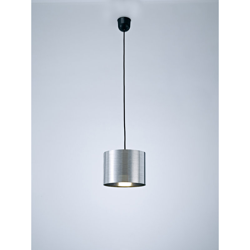 Iyanna 1 - Light Black Kitchen Island Pendant, 112cm H x 30cm W x 30cm D, Chrome