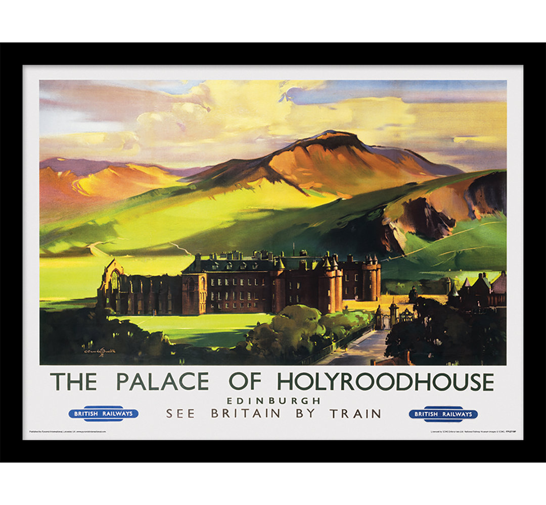 Edinburgh The Palace Of Holyroodhouse by Claude Buckle - No Frame Memorabilia