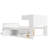 Platform Bed Frame with Storage Bookshelves and Shelves-1697202475