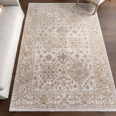 Klyah Medallion Fringe Area Rug