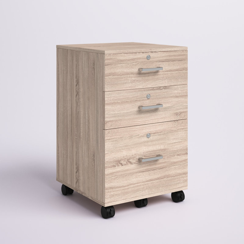 Billington 15.7'' Wide 3 -Drawer Mobile File Cabinet