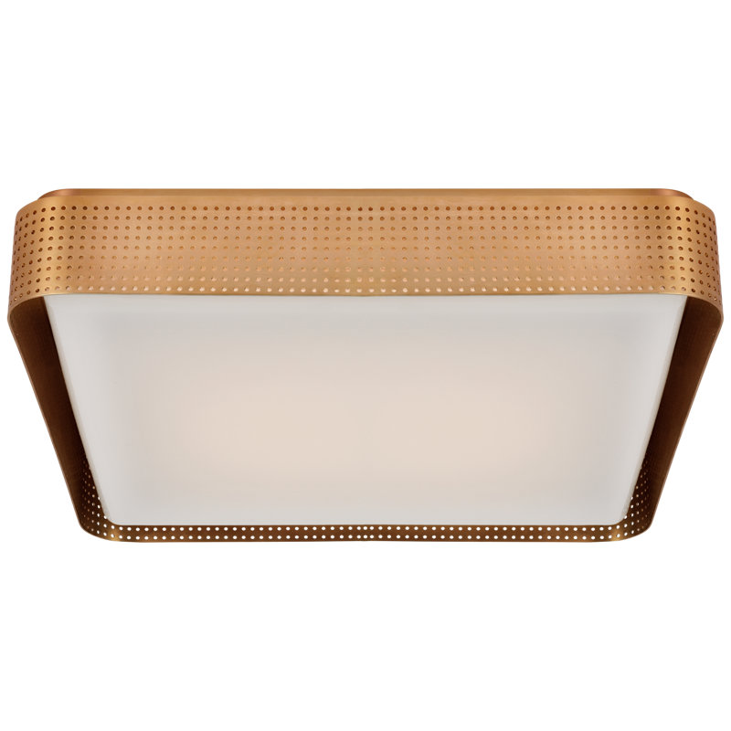 Precision 1 - Light LED Flush Mount, 3.75" H x 20" W x 20" D, Polished Nickel