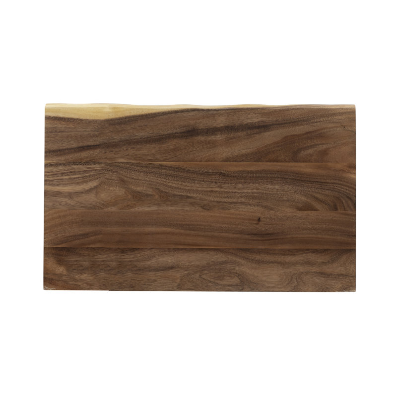 Comptoir en bois massif Saman L 4 pi x P 25 po x 1,5 po, 50" L x 25" W