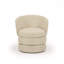 Upholstered Swivel Barrel Chair-1135908025