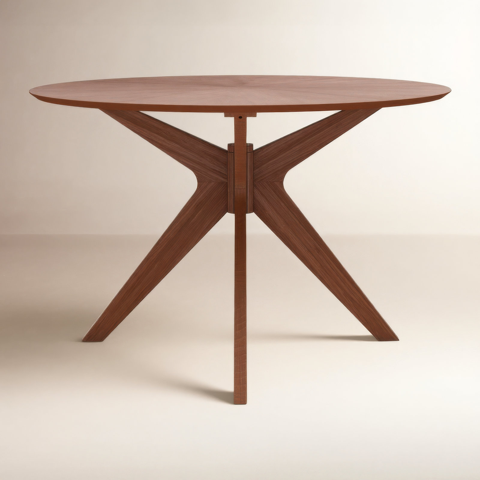 Fenway 47" Dining Table, Walnut Top/Walnut Base