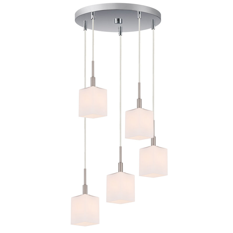 Thiede 5 - Light Cluster Pendant, Nickel