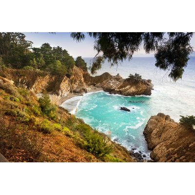 McWay Falls, Julia Pfeiffer State Park, Big Sur, California, USA by Pgiam - No Frame Print on Canvas