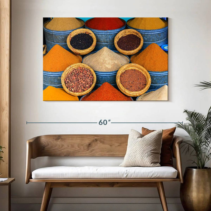 Yarlin Souk Spices, 32" H x 48" W
