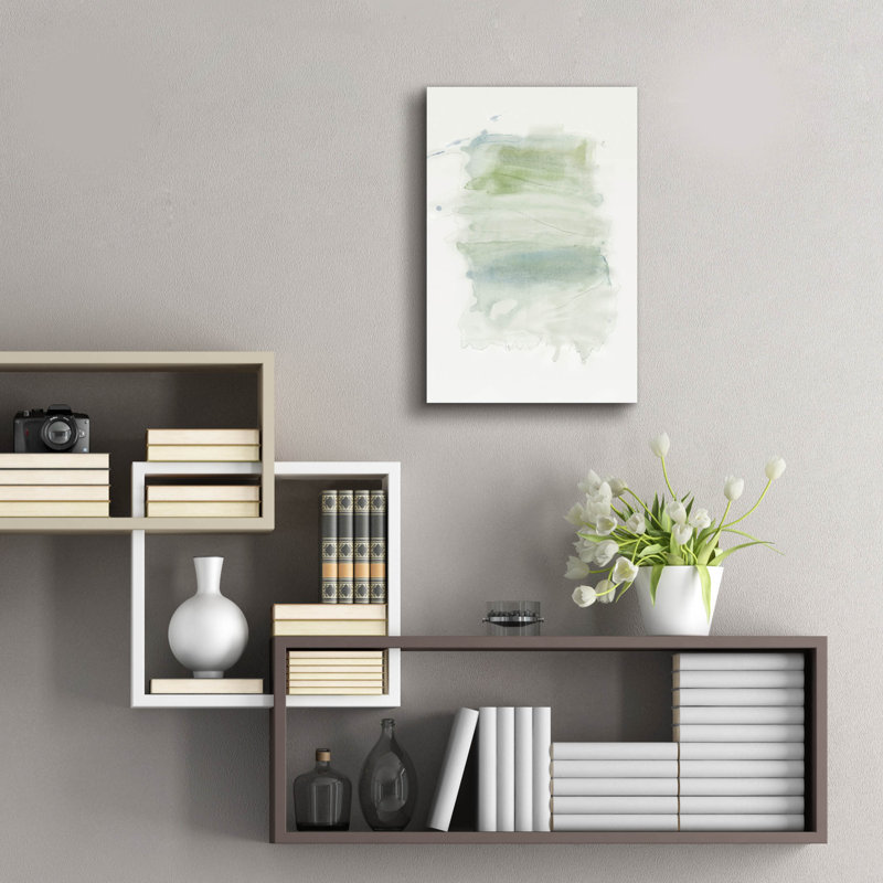  «Water Flow 4» par Art Licensing Studio, art mural en verre acrylique, 16 po x 24 po