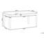 Laisha Solid Wood Base Dining Table-90480643-90480644