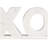 Marble Sleek 8 lbs X and O Decorative Bookends Set-587876224