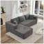 Canapé modulaire en forme de L avec méridienne à assise profonde Cloud Modular Cloud-254946710