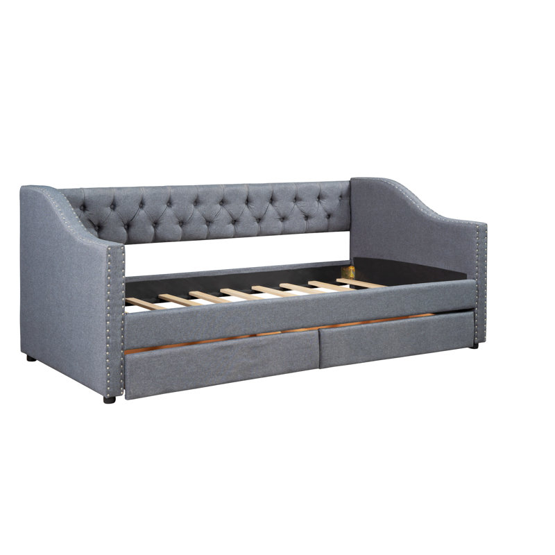 Upholstered Platform Storage Bed