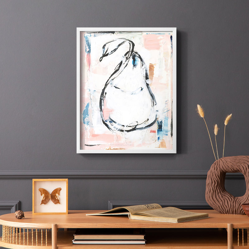«Candied Fruit II», reproduction encadrée - bois massif, Blanc, H 20 po x l 16 po