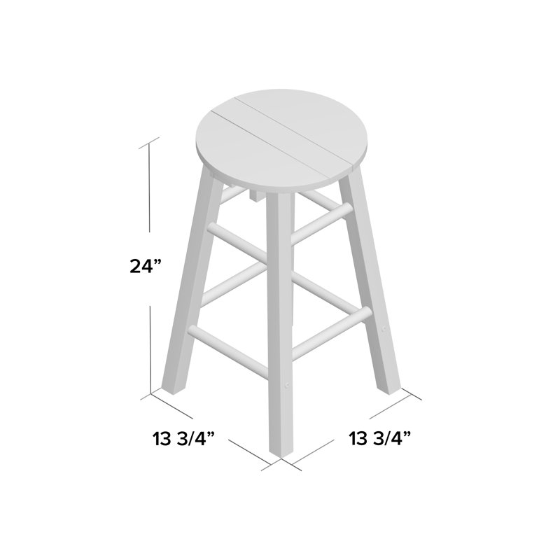 Romney Solid Wood Counter Stool
