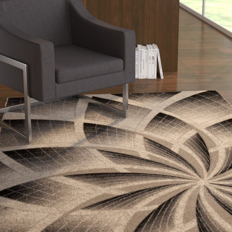 Wendolyn Abstract Indoor Rug, Rectangle 3'9" x 5'9"