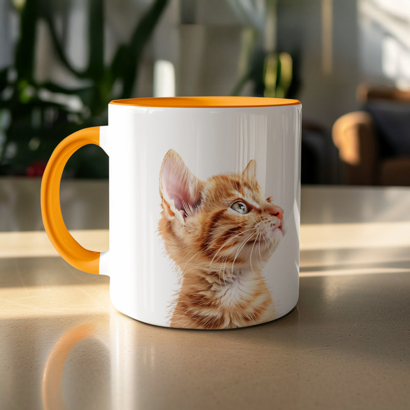 Mug, Orange, 3