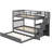 Twintwin Bunk Bed With Trundle - Functional And Space Design Gray Bedroom Enhancement-487600666
