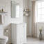 Meuble-lavabo de 20 pouces avec lavabo en céramique, pour espaces compacts-1471508209