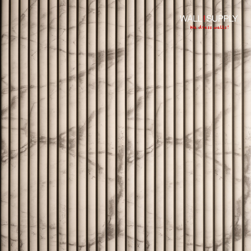 UltraLight 3D White Marble Foam Wall Panels Set