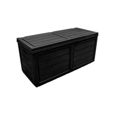 NeoDirect 119 cm W Deck Box with Wheels in Black